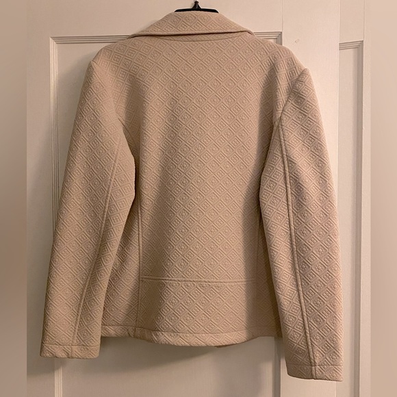 Roz and Ali Stretchy Beige Blazer Jacket - Picture 3 of 3